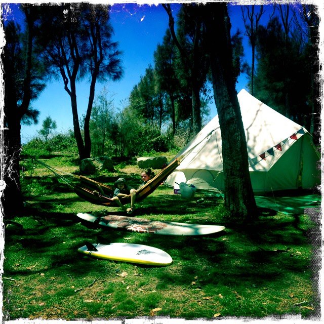 4.5m diameter Bell Tent with mesh sides