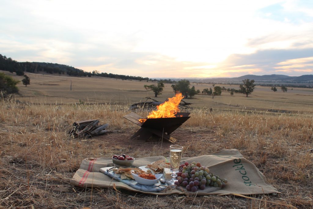 The Fire Away Pit, the perfect accessory to your bell tent