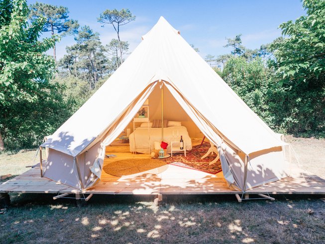 Wooden Platform Base for Bell Tent Ideal for Camping and Glamping 