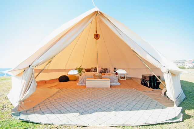 5m bell tent, camping tent, sibley tent, canvas tent, camping tent, festival tent