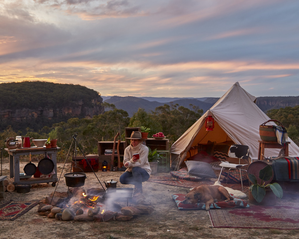 Bell tent 3m diameter Bell Tent Blue Mountains, Sibley tent, canvas tent, glamping, festival tent