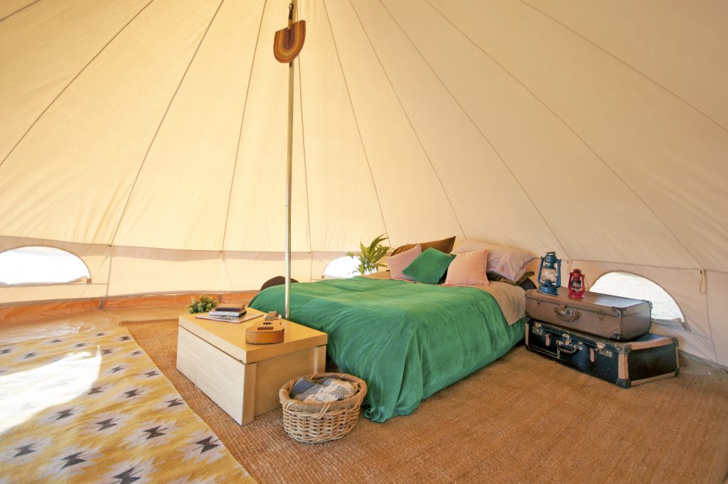 5m diameter Bell Tent Interior