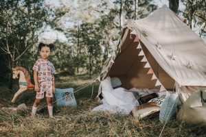 3m diameter bell tent, bckyard sleepover, backyard camping, airbnb, accomodation, childrens party, camp out, natural canvas tent, childrens party, tent, roadtrips, glamping, camping, breathe bell tents
