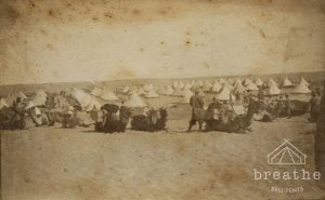 Bell tents during WW1