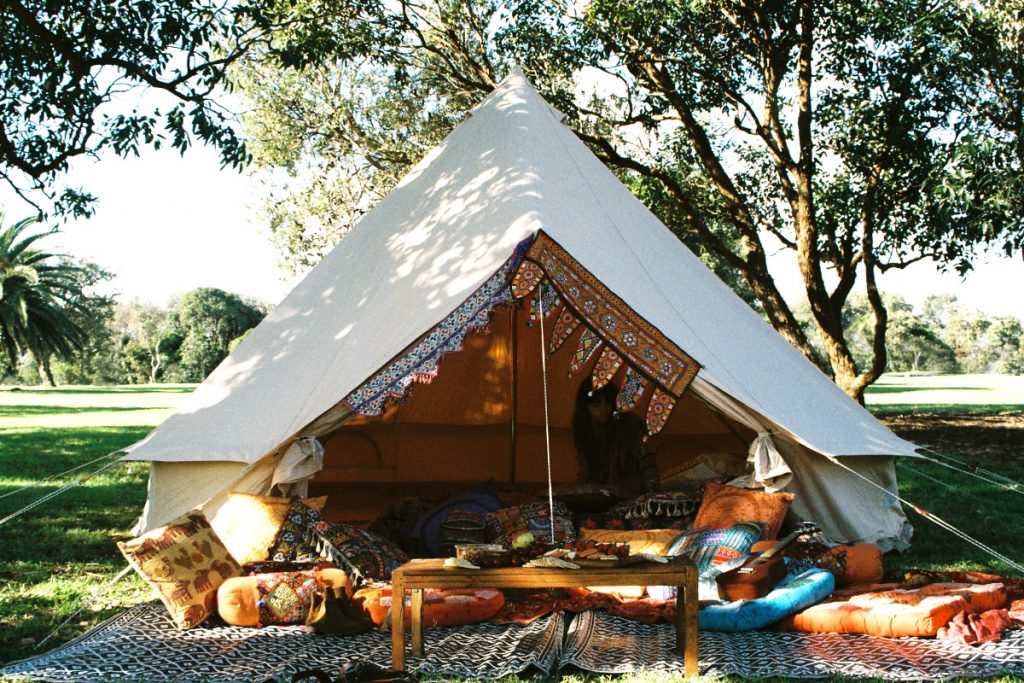 5m diameter Ultimate PRO Bell Tent for Glamping Camping and Event Styling