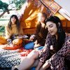 Bell Tent Glamping Bohemian Luxe Camping Styling Festival Party