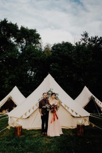 Under The Moon Elopements, wedding, bell tent, camping, glamping, australia, tent, canvas tent,