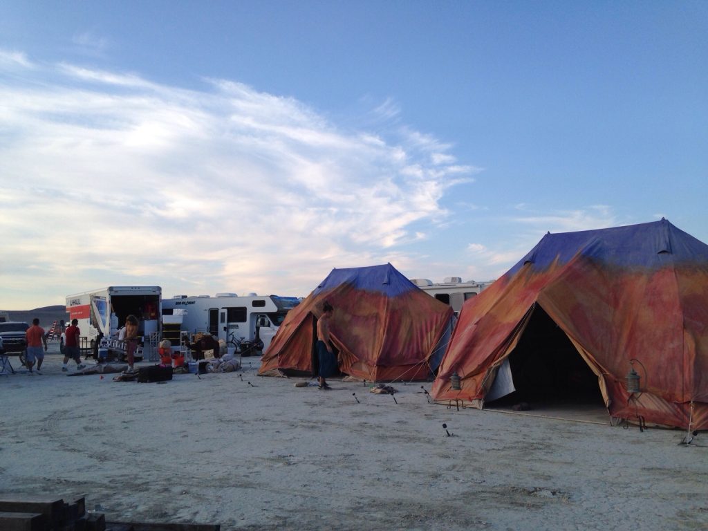 Burning Man 6m diameter Emperor Twin Bell Tent
