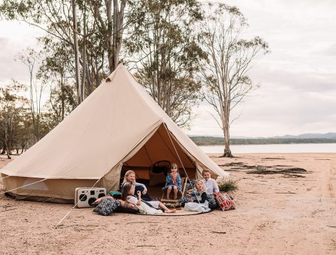 Bell Tent, Breathe Bell Tent Australia, Outdoor Furnishings, Glamping, Luxury Camping, Boho. Safari Style tents, Canvas tent, family camping, natural canvas, collaboration, camp tent,