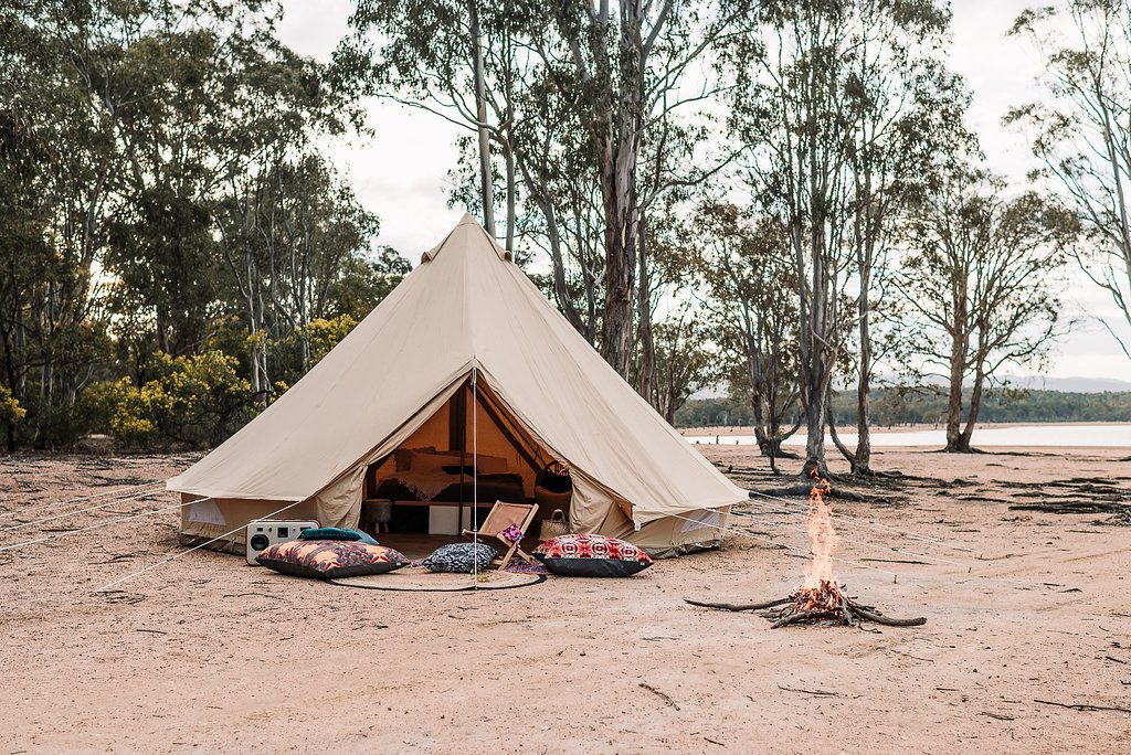 Bell Tent, Breathe Bell Tent Australia, Outdoor Furnishings, Glamping, Luxury Camping, Boho. Safari Style tents, Canvas tent, family camping, natural canvas, collaboration, camp tent,