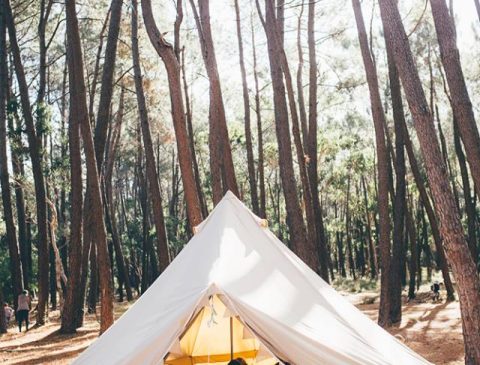 Nature Play SA Breathe Bell Tents Collaboration, taking play inside out. Explore. Nature. Australia. Camping. Tents. Canvas Tents