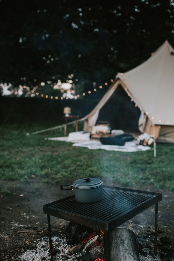 Glamping wedding elopement bell tent elopement wedding packages in Gippsland Australia