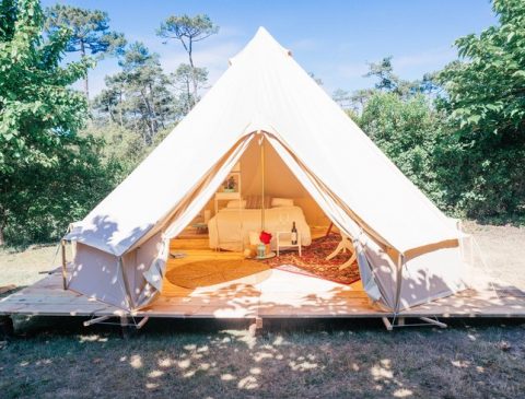 Wooden Platform Base for Bell Tent Ideal for Camping and Glamping