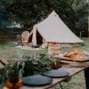 Glamping wedding elopement bell tent elopement wedding packages in Gippsland Australia