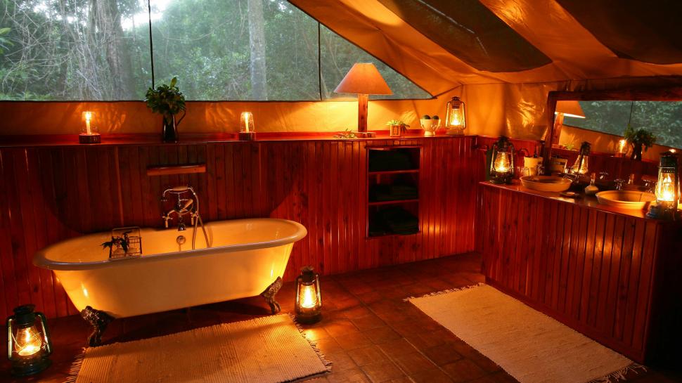 Glamping Bathroom Amenities Design Ideas - Breathe Bell Tents Australia Inspo