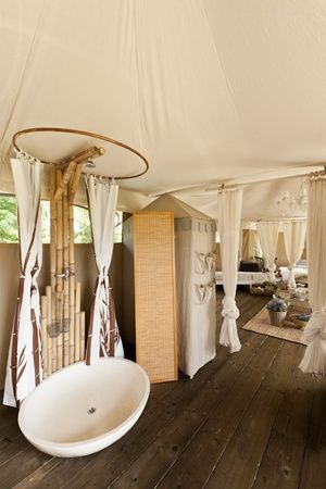 Glamping Bathroom Amenities Design Ideas - Breathe Bell Tents Australia Inspo 