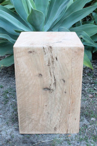 Glamping Accessory Wooden Black, Camp stool, Camp chair, glamping, campfire, bedside table, wooden block, Monterey Cypress
