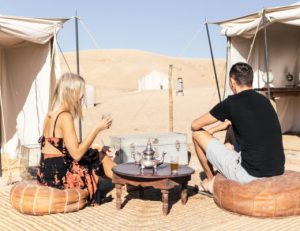 Glamping Desert Morocco Australia this is glamping, camping, canvas tents, desert, africa, safari tent, natural canvas tent, breathe, bell tent