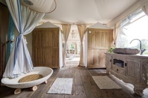 Glamping Bathroom Amenities Design Ideas - Breathe Bell Tents Australia Inspo