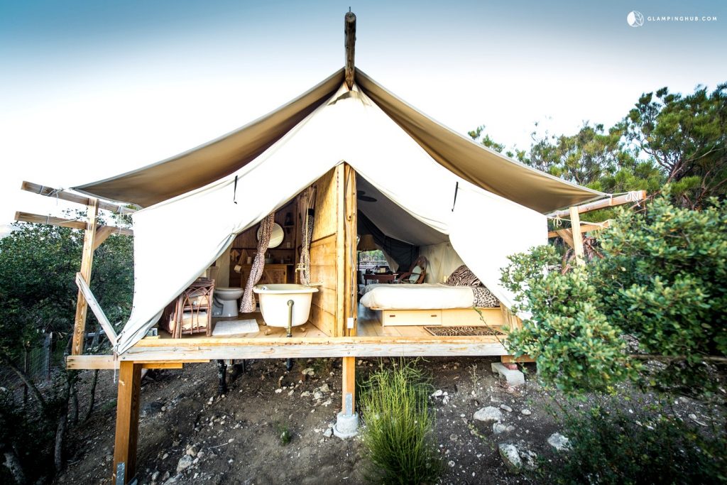 Glamping Bathroom Amenities Design Ideas - Breathe Bell Tents Australia Inspo 