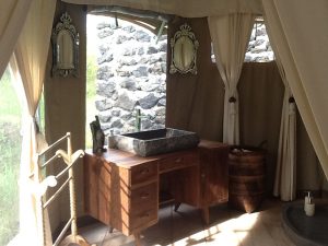 Glamping Bathroom Amenities Design Ideas - Breathe Bell Tents Australia Inspo