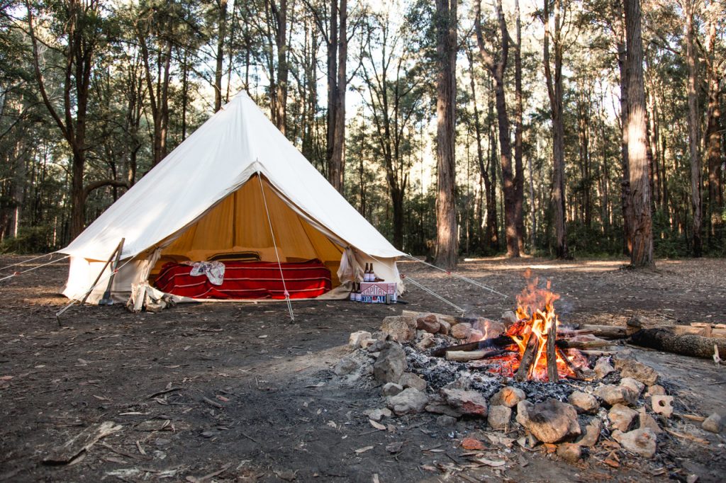 5m diameter bell tent, lightweight and durable, 100% cotton canvas, camping tent, family tent, 