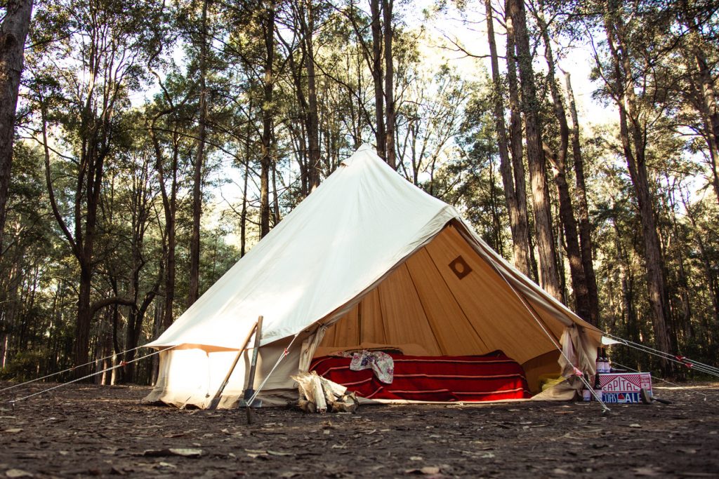 5m diameter bell tent, lightweight and durable, 100% cotton canvas, camping tent, family tent, 