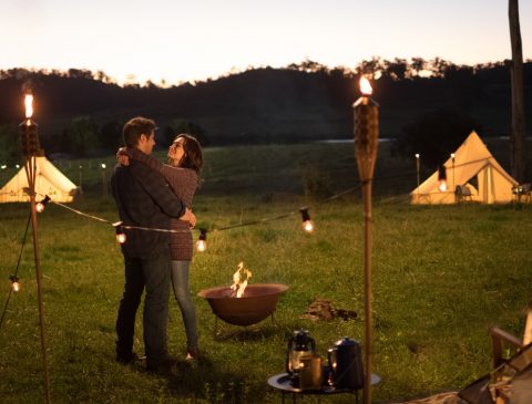 Doctor Doctor Channel 9 TV series Glamping Episode 4 Breathe Bell Tents, glamping movement gaining momentum here in Australia