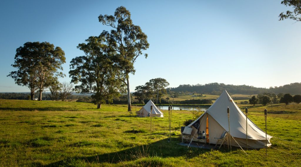 Doctor Doctor Channel 9 TV series Glamping Episode 4 Breathe Bell Tents, glamping movement gaining momentum here in Australia 