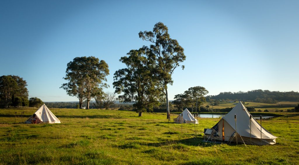 Doctor Doctor Channel 9 TV series Glamping Episode 4 Breathe Bell Tents, glamping movement gaining momentum here in Australia 