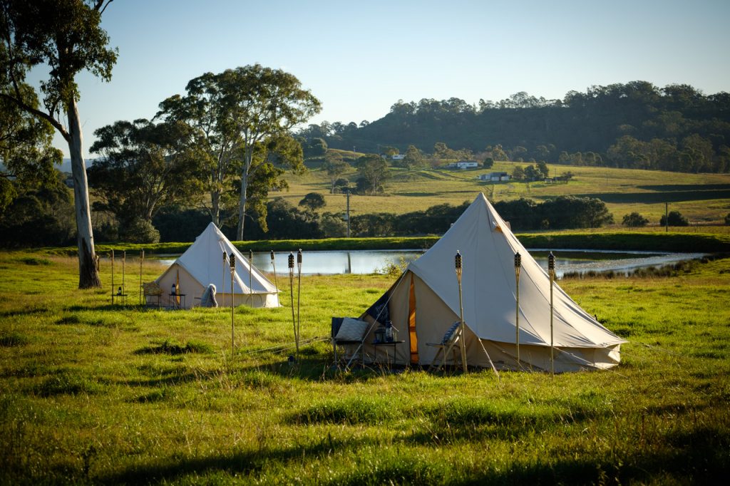 Doctor Doctor Channel 9 TV series Glamping Episode 4 Breathe Bell Tents, glamping movement gaining momentum here in Australia 