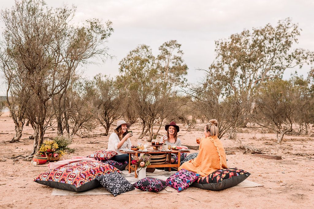 Boho Brights Glamping accessoires, luxury tent, luxury camping, camping in style, bohemian,Bell Tent, Breathe Bell Tent Australia, Outdoor Furnishings, Glamping, Luxury Camping, Boho. Safari Style tents, Canvas tent, family camping, natural canvas, collaboration, camp tent,