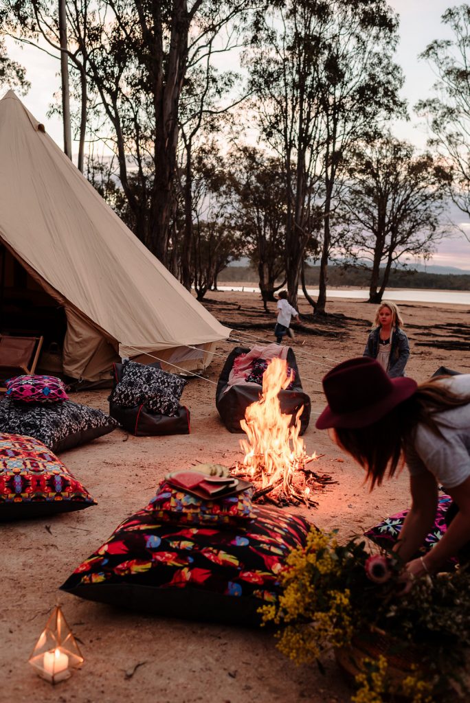 Boho Brights Glamping accessoires, luxury tent, luxury camping, camping in style, bohemian,Bell Tent, Breathe Bell Tent Australia, Outdoor Furnishings, Glamping, Luxury Camping, Boho. Safari Style tents, Canvas tent, family camping, natural canvas, collaboration, camp tent,