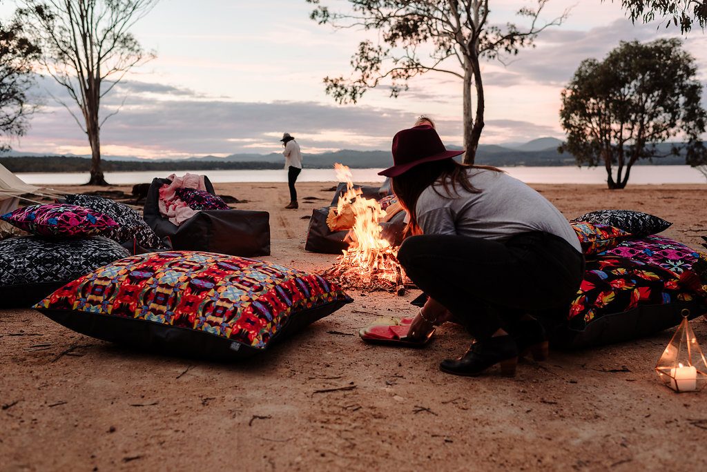 Boho Brights Glamping accessoires, luxury tent, luxury camping, camping in style, bohemian,Bell Tent, Breathe Bell Tent Australia, Outdoor Furnishings, Glamping, Luxury Camping, Boho. Safari Style tents, Canvas tent, family camping, natural canvas, collaboration, camp tent,