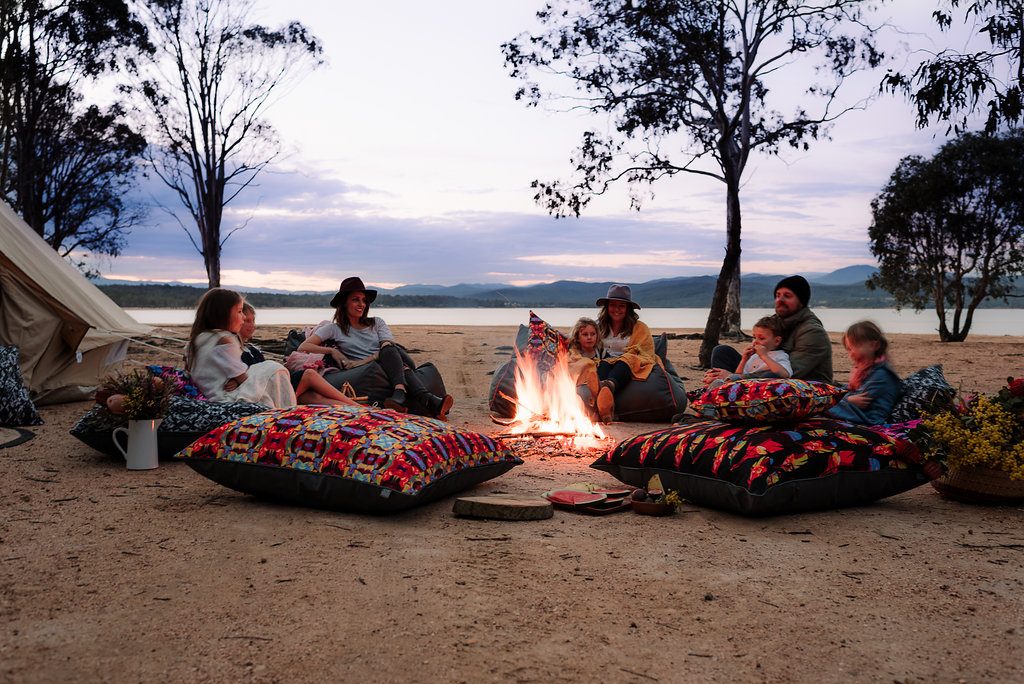 Boho Brights Glamping accessoires, luxury tent, luxury camping, camping in style, bohemian,Bell Tent, Breathe Bell Tent Australia, Outdoor Furnishings, Glamping, Luxury Camping, Boho. Safari Style tents, Canvas tent, family camping, natural canvas, collaboration, camp tent,
