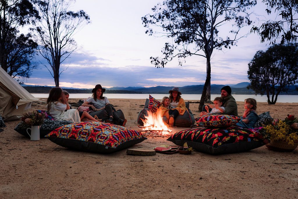 Boho Brights Glamping accessoires, luxury tent, luxury camping, camping in style, bohemian,Bell Tent, Breathe Bell Tent Australia, Outdoor Furnishings, Glamping, Luxury Camping, Boho. Safari Style tents, Canvas tent, family camping, natural canvas, collaboration, camp tent,