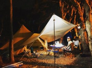 Awning Glamping Safari Glamour Natural Canvas Shelter Glamping Camp Shade Sunshade