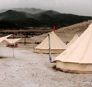 Awning Glamping Safari Glamour Natural Canvas Shelter Glamping Camp Shade Sunshade