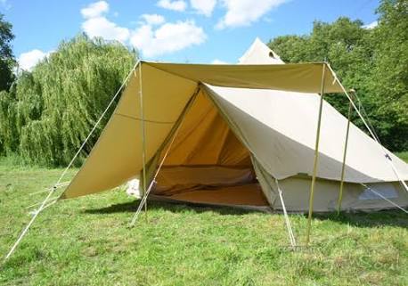 Awning Glamping Safari Glamour Natural Canvas Shelter Glamping Camp Shade Sunshade 