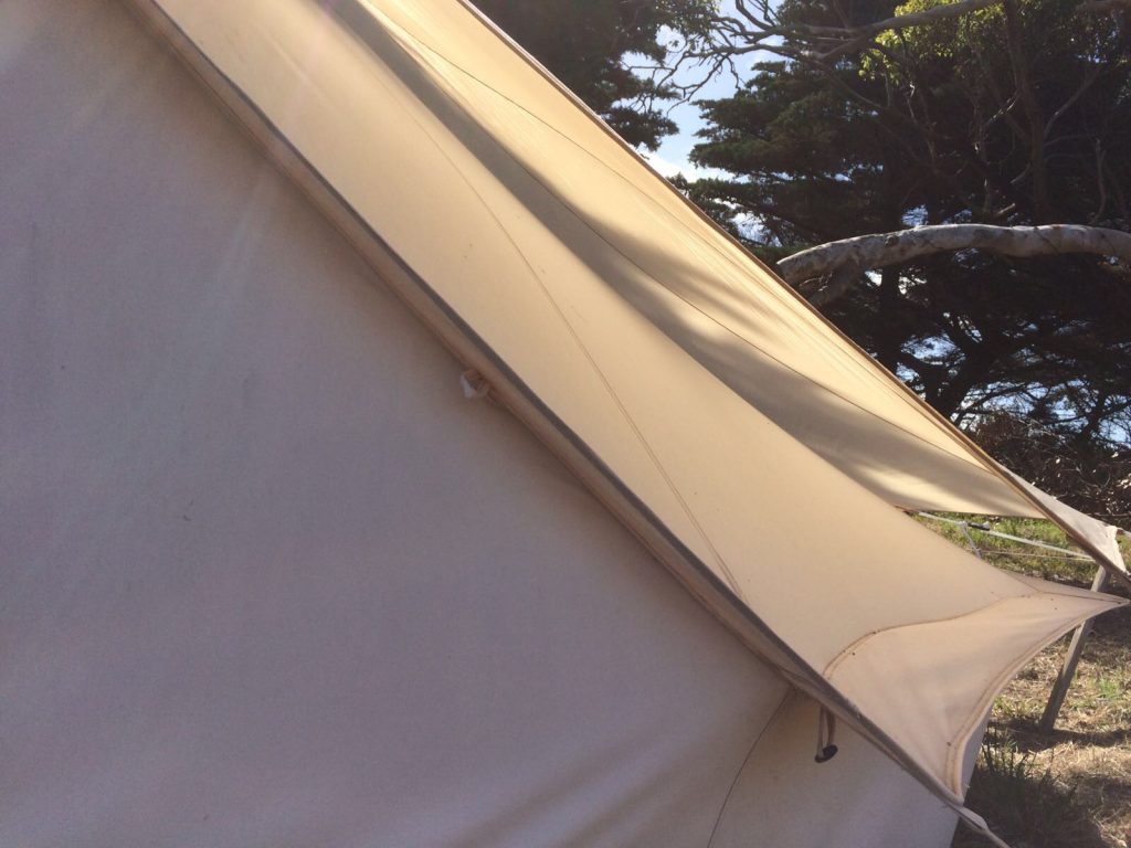 Bell Tent protector, bell tent protection, protect your canvas tent, bell tent, camping, longer term, PVC, Canvas
