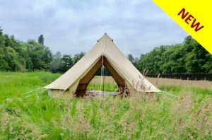 5m Double Door Bell Tent Canvas Tent