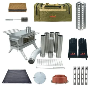 Nomad Stove External Air Stove Hot Tent Setup 2 Large | Winnerwell